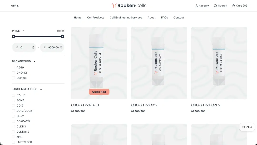 Biotech E-commerce