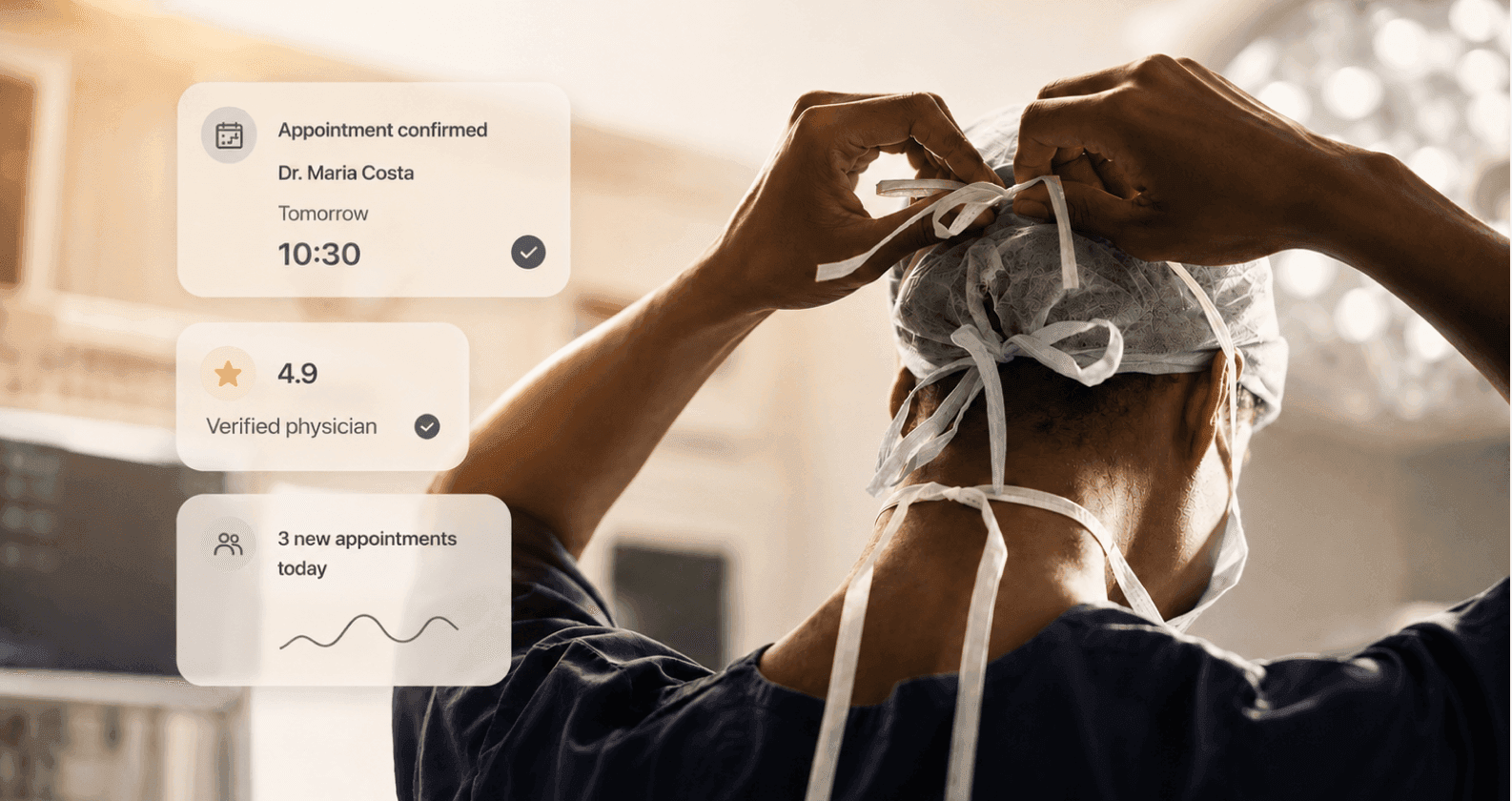 Healthcare booking & scheduling SaaS platform