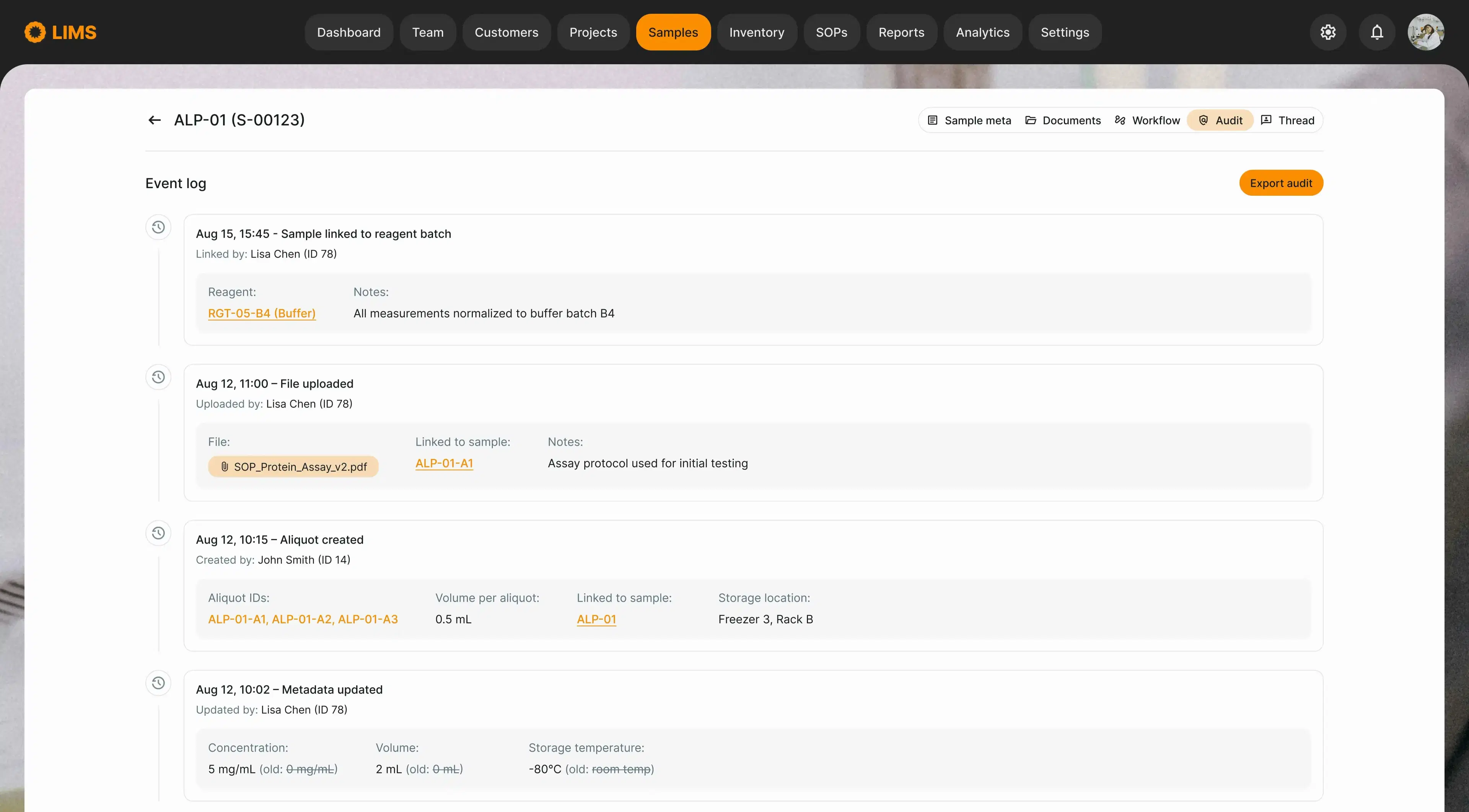 Making Audit Trails human-friendly: why labs need readable records